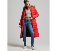 Doudoune longue femme Superdry Arctic Rouge XS