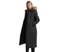 Superdry Super Long Line Fuji Jacket Noir XS Femme