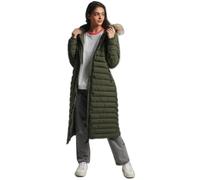 Superdry Super Long Line Fuji Jacket Vert 8 Femme