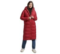 Superdry Vintage Hooded Mid Layer Long Jacket Rouge XS Femme
