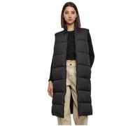 Doudoune longue femme - Urban Classics - Noir - Col montant - Poches latérales - Fermeture à glissière S