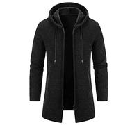 Doudoune Longue Homme Automne Et Hiver Chaud Doudoune Manches Longues Doudoune Longue Homme Pas Cher Sweat A Capuche Moto Veste Décontractée Sweat A Capuche Veste 2024 Cardigan Outwear