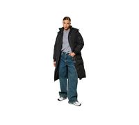 Doudoune longue noire Femme KAPORAL - MELIO - Coupe regular - Capuche amovible - Fermeture zippée et boutonnée XS