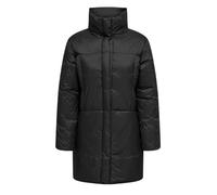 Doudoune longue ONLY - Femme - Noir - Fermeture éclair - 100% polyester L