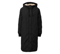 Doudoune longue oversize à capuche femme QS Noir 2XL