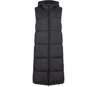 Urban Classics Long Hooded Puffer Vest Noir L Femme
