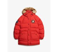 Doudoune longue Superdry Everest Rouge S