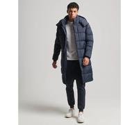 Superdry Rips Longline Puffer Jacket Gris S Homme