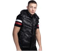 Doudoune - Lonsdale - Allerston - Noir - 100% Polyester - Gilet à Capuche Homme L