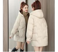 Doudoune Manteau pour Femmes Hiver Noir - FUNMOON - Fermeture éclair - Coton M