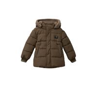 Doudoune matelassÃ©e longue Ã capuche avec doublure polaire enfant s.Oliver Marron 4 ans
