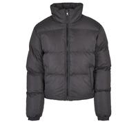 Doudoune matelassée femme - URBAN CLASSICS - Noir - Coupe courte - Rembourrage volumineux - Poignets élastiques XL