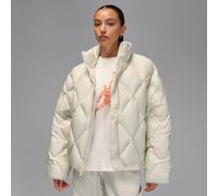 Doudoune matelassée Jordan Brooklyn pour femme Light Orewood Brown/Blanc XL (FR 50-52)