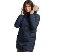 Superdry Vintage Hooded Mid Layer Mid Jacket Bleu XS Femme