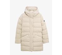 Doudoune mi-longue dÃ©perlante femme Aigle Beige S