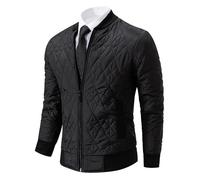 Doudoune Moncler Homme Veste Matelassée Manteau Hiver Chaud, Manteau Extérieur Intérieur Décontractés Hommes Doudoune Section Courte Épaissie sans Capuche Respirante Thermiques Au Jour Le Jour