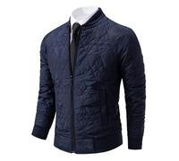 Doudoune Moncler Homme Veste Matelassée Manteau Hiver Chaud, Manteau Extérieur Intérieur Décontractés Hommes Doudoune Section Courte Épaissie sans Capuche Respirante Thermiques Au Jour Le Jour