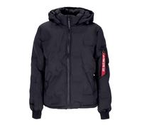 Doudoune noire a capuche avec logo Puffer pour hommes BLACK XL