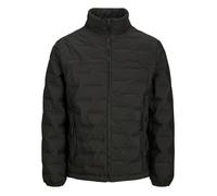 Doudoune noire unie avec une coupe droite et un col montant zippé M