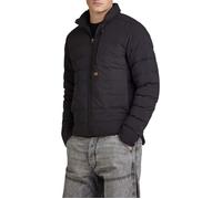 Doudoune noire unie avec une coupe droite et une fermeture zippée L