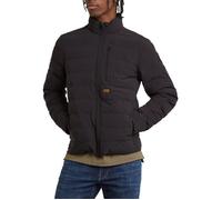 Doudoune noire unie avec une coupe droite et une fermeture zippée XL