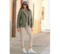 Doudoune nombreux détails mode - Mandarin - kaki KAKI 36