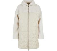 Urban Classics Oversized Sherpa Quilted Coat Beige L Femme