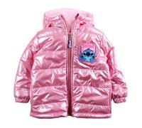 Doudoune - Parka enfant fille rose brillante Matelassée - Disney Lilo et Stitch -Taille 3 à 10 ans - - Rose 5 ans