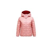 Peak Performance - Doudoune déperlante et coupe-vent - W Helium Down Hood Jacket Warm Blush Red Pompeian pour Femme - Taille L - Rose Rose L