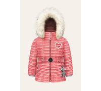 Doudoune Poivre Blanc Synthetic Down 1201 Tweed Scarlet Red Fille Rouge 2025 taille 6 ans