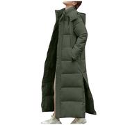 Doudoune Pour Femme Hiver Mode Chaud Veste En Duvet à Col Montant Femme Couleur Unie Long Ultra Légère Manches Longues Doudoune Blouson Jacket Zippé Femmes Chaud Manteau Flash Du Jour Et Soldes