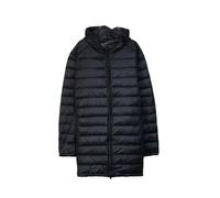 Doudoune pour Hommes - Grande Taille Hiver Longue Doudoune Hommes Plume Parka Homme Ultra Légère Doudoune Hommes Léger Chaud Doudounes,Noir,L
