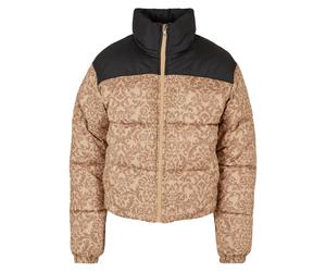 Doudoune rÃ©tro femme Urban Classics AOP Retro Beige XL