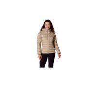 Doudoune rab microlight alpine hoody beige femme