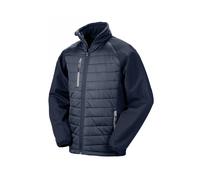 Doudoune recy Result Softshell Black Compass Softshell Bleu L