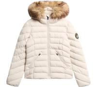 Doudoune rembourrée femme Superdry Fuji Faux Fur Gris S