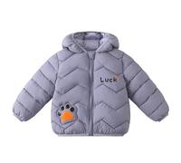 Doudoune rembourrée légère et chaude pour garçon - Confortable et douce, bleu clair, 18-24 mois