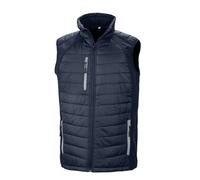 Doudoune rembourrée recy Result Black Compass Bleu S