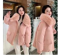 Doudoune Rouge FUNMOON Slim - Femme - Polyester - Fermeture éclair XL