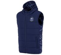 Doudoune sans manche - FFF - Collection officielle - Polyester - Bleu - Enfant 14 ans