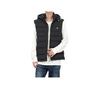 Doudoune sans manche Guess Homme G triangle Noir Synthétique XXL