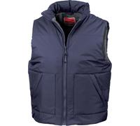 Doudoune Sans Manche Kariban Doublé Polaire Bleu S