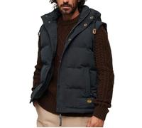 Superdry Everest Down Vest Bleu S Homme