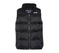 Schott NYC Garçon Utahvb GILET DOUDOUNE JUNIOR EMPIECEMENT EPAULE SCHOTT, Noir, 16 ans EU