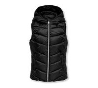 Doudoune sans manche Noire Fille Kids ONLY Kogtalia 10 ans