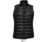Doudoune sans manche - Sol's - Wilson Bw - Noir - Polyester - Zippée M