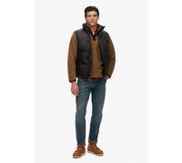 Superdry Gilet M5012246A Doudoune sans manches Noir Homme L