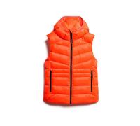 Superdry Fuji Quilt Padded Vest Orange XL Femme