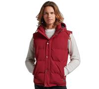Doudoune sans manches à capuche Superdry Everest Rouge XS