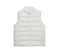Superdry White Entry Padded Snap Gilet